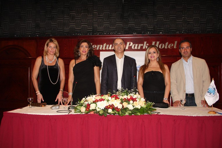 Press conference of Mr Arab world 2012